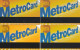 LOTTO 4 BIGLIETTI METRO NEW YORK (PY2406 - Mondo