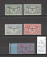 Nouvelles Hebrides - New Hebrides - Taxes En Legende Anglaise - Yvert 6 à 10** - Unused Stamps