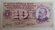 SUISSE - Billet De 10 Francs De 1958 - 2 Photos - Suisse