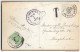 _L319:niet Gefrankeerde Fantasiekaart ( 31 XII 1911)(31 Omgekeerd) Getaxeerd Op1 I 1912 En Strafport Geïnd Op  2 I 1912. - Lettres & Documents