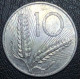 Italia 10 Lire, 1968 - 10 Liras