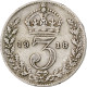 Grande-Bretagne, George V, 3 Pence, 1918, TB+, Argent, KM:813 - F. 3 Pence