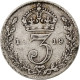 Grande-Bretagne, George V, 3 Pence, 1919, TB, Argent, KM:813 - F. 3 Pence