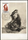 France 1957 Y&T 1135. Essai De Couleurs, Feuillet De Luxe, FDC Et Carte Maximum. Rembrandt. - Rembrandt