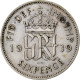 Grande-Bretagne, George V, 6 Pence, 1939, TTB, Argent, KM:832 - H. 6 Pence