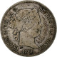 Espagne, Isabel II, 40 Centimos, 1866, Madrid, TB, Argent, KM:628.2 - First Minting