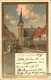 42437877 Coethen Kirche Pferdewagen Ortsansicht Kuenstlerkarte Coethen - Koethen (Anhalt)