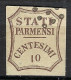 PARME Ca.1859: Le Y&T 13 Obl.*, Forte Cote - Parma