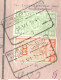 _7Fs-816: BRUXELLES PLACE LIEDTS BRUSSEL LIEDTS PL./ /  1  /op Fragment:: 2 Zegels - Other & Unclassified