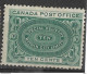 7Rr-952:   N° 1 : Mint Hinged - Eilbriefmarken