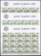 Europa CEPT 1978 Annata Completa + Foglietti / Complete Year Set + S/S **/MNH VF - Full Years