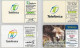 LOT 4 PHONE CARDS SPAGNA (ES129 - Sonstige & Ohne Zuordnung