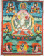 Tibetan Thangkha Art Picture 60 Years+ Old - Arte Asiatica