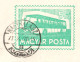 1977 HUNGARY Registered Label Vignette Cover STATIONERY IKARUS BUS AUTOBUS - NAGYHALÁSZ  NYIREGYHAZA - Busses