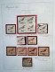 Czechoslovakia Air Post Stamps 1920 Superb Specialised Collection Of Surcharge Proofs, 31 All Genuine  (essay Flugpost - Posta Aerea