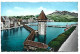 KAPELLBRUCKE ( ERBAUT 1333 BUILT ), WASSERTURM U. RIGI.-  LUCERNA - LUZERN.-  ( SUIZA ) - Lucens