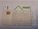 NETHERLANDS  HFL 1,00    CC  MINT CHIP CARD   / COMPLIMENTSCARD / FROM SERIE / MINT   ** 15956** - GSM-Kaarten, Bijvulling & Vooraf Betaalde