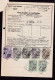DDFF 361 -- ROOSENDAAL - Dossier De 4 Documents 1960 - Facture Erven Bruijninckx + Timbres FISCAUX Belges - Documenten