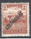Ungheria Arad Occ.Francese 1919 Unif.30 Sopr.capovolta */MH VF/F - Local Post Stamps