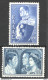 Grecia 1956 Unif.635/36 **/MNH VF/F - Unused Stamps