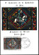 Delcampe - France 1965 Y&T 1427e Et 1427f. 3 Cartes Maximum, Curiosités D'impression. Vitrail De La Cathédrale De Sens - Glasses & Stained-Glasses