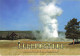 CPSM Yellowstone-National Park-Old Faithful Erupts-Beau Timbre-RARE      L2463 - Yellowstone