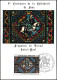 France 1965 Y&T 1427. 3 Cartes Maximum, Curiosités D'impression. Vitrail De La Cathédrale De Sens. Couleurs Déplacées... - Glas & Fenster