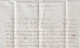 1843 - Lettre Pliée De 3 Pages + Note  De CANNES Fleurons Vers PERPIGNAN, Grand Cachet - Taxe 7 - 1801-1848: Précurseurs XIX