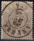Belgique - 1865 - Y&T N° 25 Dentelé 15, Oblitéré Anvers - 1866-1867 Blasón