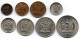 SOUTH AFRICA, Set Of Eight 1/2,1,2,5,10,20,50 Cents, 1 Rand, Bronze, Nickel, Year 1970-88, KM # 81,82,83,84,85,86,87,88a - South Africa