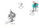 FDC 959 - 960 Czech Rep. Winter Olympic Games Pyeongchang And Paralympic Games 2018 - Inverno 2018 : Pyeongchang