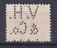 Denmark Perfin Perforé Lochung (V13) 'V.H.&Co.' Vilhelm Hansen & Co., København Mi. 54 Frederik VIII. - Abarten Und Kuriositäten