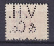 Denmark Perfin Perforé Lochung (V13) 'V.H.&Co.' Vilhelm Hansen & Co., København Mi. 54 Frederik VIII. - Plaatfouten En Curiosa