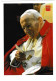 CITTA' DEL VATICANO  CARTOLINA  NON VIAGGIATA CON PAPA GIOVANNI PAOLO II CON ANNULLO DEL 02/04/2005 IN CORSO PARTICOLARE - Vaticano