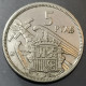 Monnaie Espagne - 1957 (1968) - 5 Pesetas Franco - 5 Pesetas