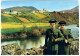 Pays Basque - Les Douaniers Espagnols En Faction Sur La Bidassoa - Au Fond, Le Village De Biriatou (France) - Biriatou