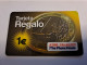 SPAIN/ ESPANA/ € 1,00  TARJETA REGALO/ EURO COIN ON CARD €1,-   Nice  Fine Used   PREPAID   **16014 ** - Basic Issues