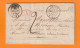 1842 - Lettre Pliée De 2 Pages De CHAGNY, Saône Et Loire Vers AUTUN, Grand Cachet - Facteur Boîtier B Et Décime Rural - 1801-1848: Vorläufer XIX
