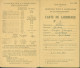 Guerre 40 Etat Français Secrétariat D'état à L'agriculture & Ravitaillement Carte Jardinage Semences Pommes De Terre - Guerre De 1939-45