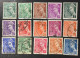 1930 /40 France - Mercury - 15 Stamps Used - 1938-42 Mercurius