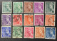 1930 /40 France - Mercury - 15 Stamps Used - 1938-42 Mercurio