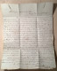 FRANCA TARIJA 1864 Entire Letter To Cobija, Very Fine & Fresh Stampless Cover (Bolivia Prephilately - Bolivia