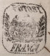 FRANCA POTOSI 1863 Entire Letter To Cobija, Stampless Cover (Bolivia Prephilately Condor Bird - Bolivie