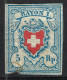 SUISSE Ca.1851: Le Y&T 20, Rayon I, Neuf(*), Touché Coin SO Et Réparé, Forte Cote - 1843-1852 Federale & Kantonnale Postzegels