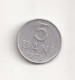 Coin - Romania - 5 Bani 1975 V12 - Roumanie