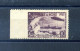 1931 URSS A27 30k. MNH ** Varietà - Non Dentellato A Sinistra - Timbrino Kubler - Graf Zeppelin Polo Nord - Errors & Oddities