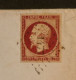 DD0 FRANCE  BELLE LETTRE  1855  GUISE A CAMBRAI + NAPOLEON 80C N°17 MARGES + AFF. INTERESSANT + - 1853-1860 Napoleone III