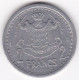 Monaco . 2 Francs Sans Date (1943), Louis II , En Aluminium - 1922-1949 Louis II.