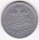 Monaco . 2 Francs Sans Date (1943), Louis II , En Aluminium - 1922-1949 Luigi II