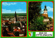 47718 - Deutschland - Ettlingen , Panorama , Mehrbildkarte - Gelaufen 1982 - Ettlingen